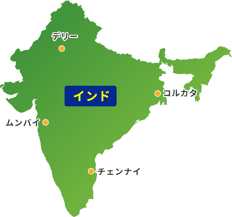 インドの地図